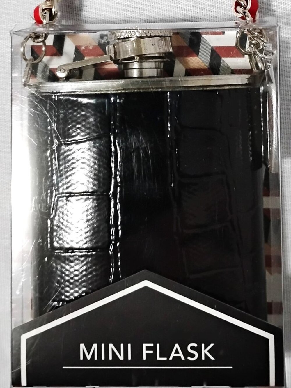 WILD EYE DESIGNS Mini Flask Black Stainless Steel 3 oz Unique Gift